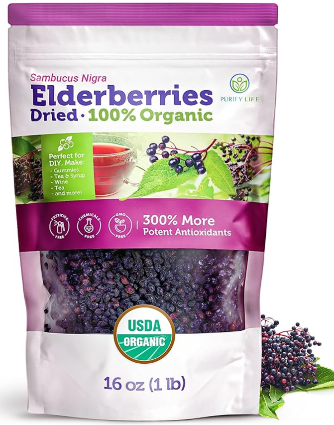 dried elderberries