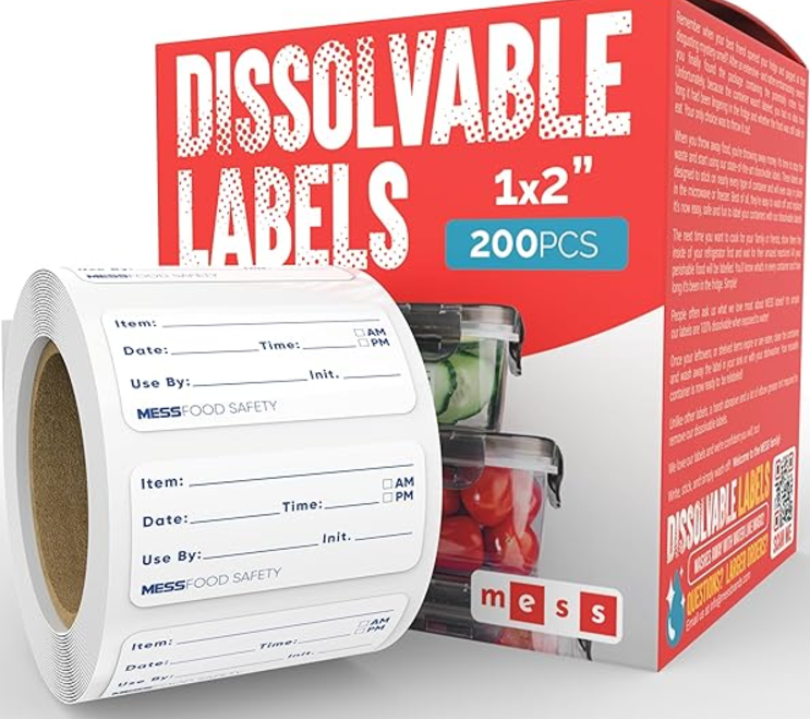 dissolvable labels